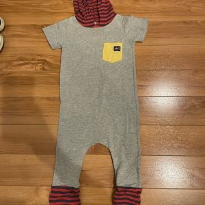 RAGS hooded romper 12-18 months